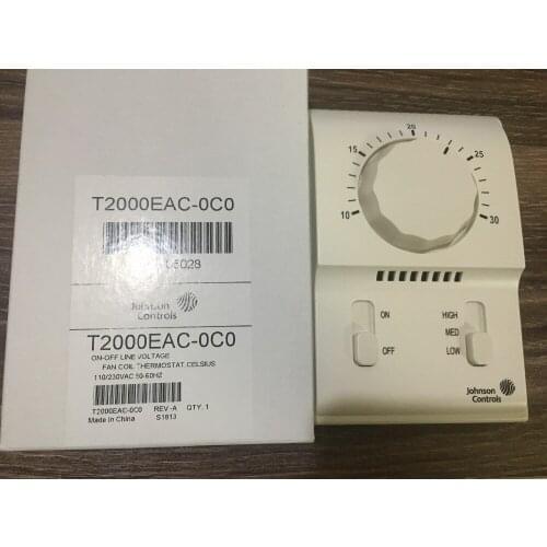 Johnson thermostat T2000EAC-0C0 single cold mechanical thermostat fan coil thermostat