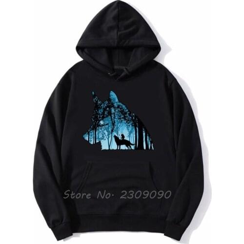 Original Hime Lgith Princess Mononoke Hoodie Men Casual Hoodies Men Zipper Fleece Sweatshirts Spring Autumn Harajuku Streetwear
