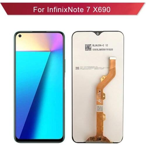 High Quality LCD For Infinix Note 7 X690 LCD Display Touch Screen Assembly Replacement For Infinix Note7 LCD Screen Repair parts
