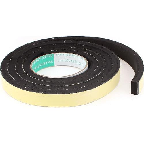 X Autohaux 2M Long 20Mm X 10Mm Door Window Single Side Adhesive Foam Sealing Tape Strip