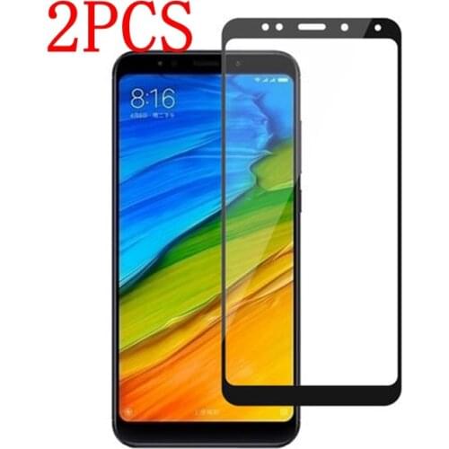 2PCS Full Glue Full Cover Tempered Glass For Xiaomi Redmi Note 5 Screen Protector protective film For Redmi Note 5 Pro glass