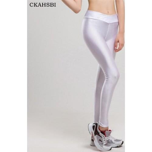 CKAHSBI Womens High Waist Elastic Yoga Pants Leggings Fitness Workout Running Sports Pants Trousers Casual Womens Long Leggings