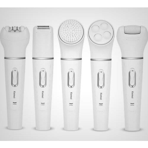 5in1 kit women wash facial cleansing brush washable deep cleanser female skin electric facial massager for body face