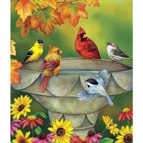 5D DIY Diamond Painting Square Round Diamond Animal Painting Bird Picture Embroidery Cross Stitch Home Decoration Art WG2792