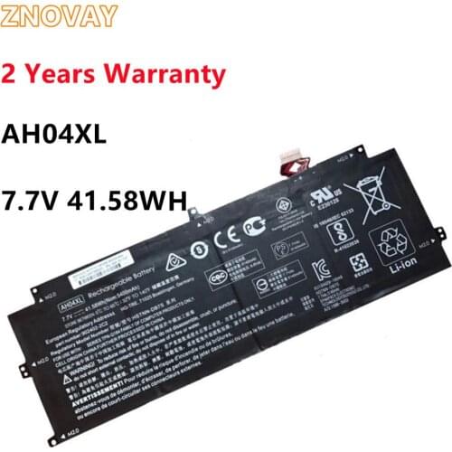 ZNOVAY AH04XL Battery For HP Laptop TPN-Q184 HSTNN-DB7S 902402-2C2 902500-855 7.7V 41.58Wh/5140mAh