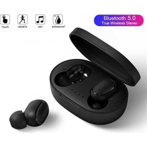 A6S TWS Wireless Headphones 5.0 Earphone Noise Cancelling Headset Stereo Sound Music In-ear Earbuds For Android IOS Smart Phone