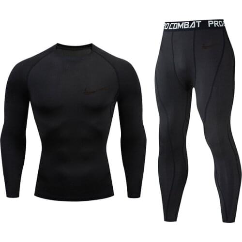 Mma Boxing Jerseys Rashguard Sportsuits T-shirt+Pants Bjj Gi Long Sleeve Compression Men Muay Thai Kickboxing Gym Crossfit Sets