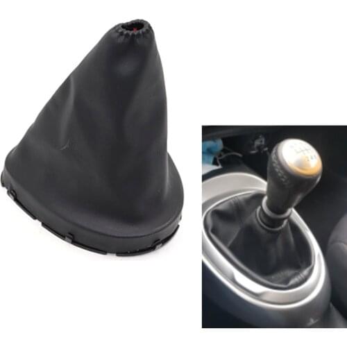 MT Manual & leather Car Shift Gear Knob Lever Gaitor Boot Cover For Nissan Juke 2009 - 2018 Car accessories