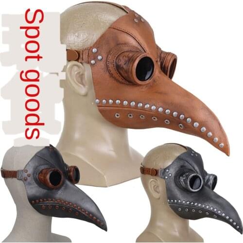 Plague Doctor Beak Mask Steampunk Mask Halloween Prom Cosplay Props Unisex cosplay