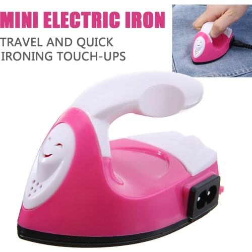 Mini Electric Iron Portable Crafting Clothes Ironing Sewing Supplies Professional Ceramic Heating Material For Home Travel Use