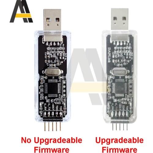 CMSIS DAP/DAPLink Emulator STM32 Debug Probe ARM Cortex-M MCU JTAG/SWD/CDC Serial Port/Drag and Drop Program With U Disk