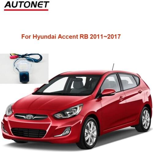Rear view camera For Hyundai Accent RB 2011 2012 2013 2014 2015 2016 2017 license plate camera/ CVBS night view reversing camera
