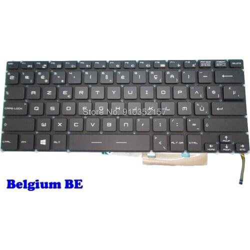 Backlit Keyboard For MSI GS30 2M-008BE 2M-019BE GS40 6QE-013BE 6QE-037BE Belgium BE GS30 2M-038IT GS40 6QE-016IT 6QE-062IT Italy