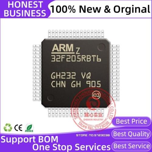 Computer Components 1pcs/lot 100% New original STM32F205RBT6 STM32F205RCT6 STM32F205RET6