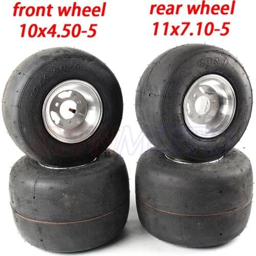 Competitive Kart 5-Inch 10x4.50-5 11x7.10-5 kart tire Drift Bike Wheels beach car accessories ATV Quad spare parts