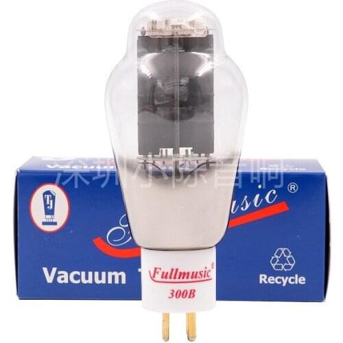 Latest arrival 8.5W TJ Fullmusic 300B 300B/N 300BN Vacuum Tube Mesh Plate For Hifi Audio Tube AMP DIY Test Matched PairOK(2PCS