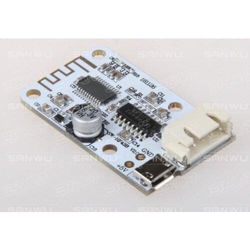 MINI Bluetooth Audio Receiver power Amplifier Board 3W+3W AMP Micro USB power supply diy Speaker Bluetooth Receive