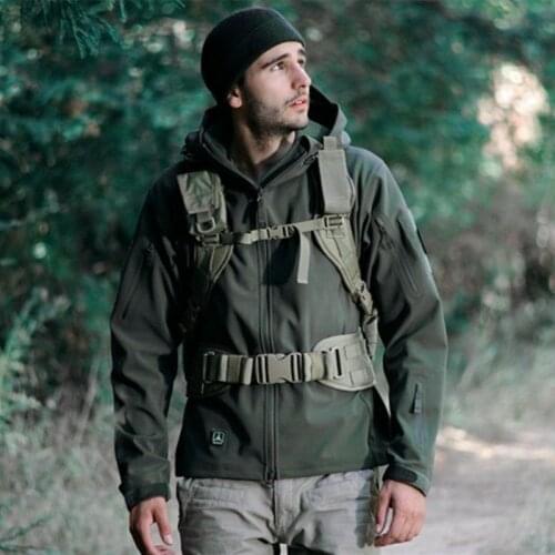 Men Cold Weather Warm Jacket Fleece Shark Skin Soft Shell Tactical Army Hiking Waterproof Hooded Coat Army Camouflage Jackets 21