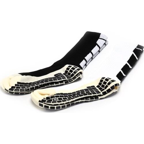 Men Boy Cotton Cushioned Crew Socks Football Basketball Sports Anti Slip High Socks