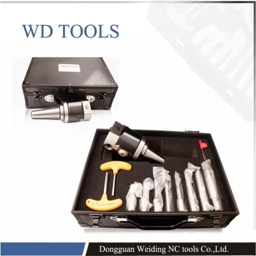 NT50-NBH2084 8pcs precision boring system 1pc NBH2084 boring head +1pc NT50 boring shank+8pc boring bar with spare part
