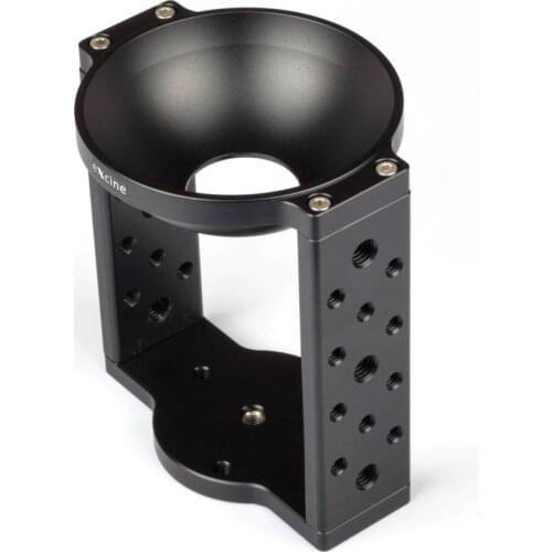 100mm Half-Ball Flat Bowl Type Adapter Riser Cradle Converter fr Vlog Film Pro Camera Dolly Tripod Fluid Head Rail Slider Track