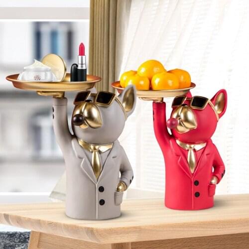 Nordic Light luxury entrance key storage furnishings tea table shoe cabinet creative method dogfighting snack tray furnishings