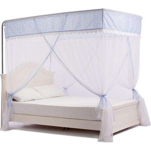 Summer Mosquito Net U-shaped Guide Rail Stainless Steel Bracket 1.5/1.8m Bed 1.2m Double Home Curtains Home Supplies