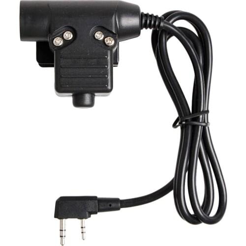 U94 PTT 2Pin Walkie Talkie Transceiver for KENWOOD TYT BAOFENG 5R Radio Headset