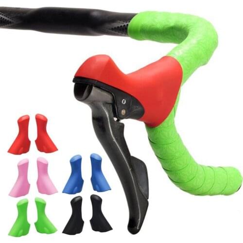 2Pcs Bicycle Handle Covers Road Bike Shifting Handle Silicone Covers for Shimano ST-R2000/R3000/R3030
