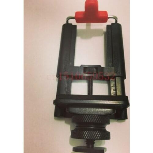 2 in 1 1/4"-20 Tripod Screw to Flash Hot Shoe Adapter +cellphone holder