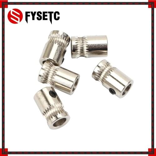 5pcs 3D Printer Parts Filament Extruder Pulley Gear For Prusa i3 MK2 MK2.5/MK3 Multi Materials 2.0 3D Printer Extruder Gear