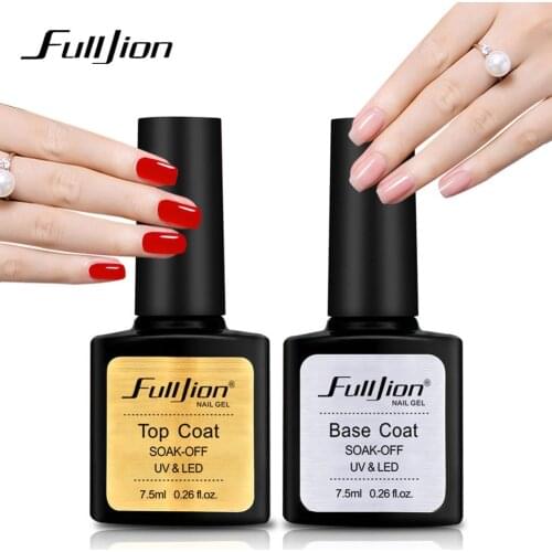 Base/Top Coat Transparent Nail Art Gel UV LED Soak Off Long Lasting Primer Nail Manicure Varnish SANA889