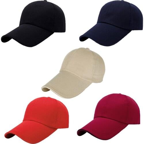 Fashion Men Ladies Cotton Hip Hop Plain Solid Baseball Cap Outdoor Sports Leisure Hat