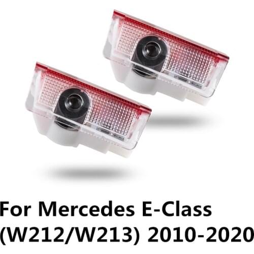 For Mercedes AMG A B C E GL ML GLA Class W176 W246 W205 W212 W213 Auto Logo Laser Project Ghost Light Led Car Door Welcome Lamp