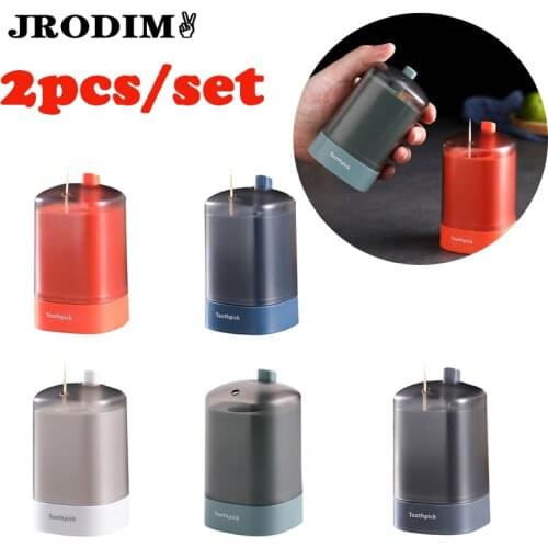 Home Creative Automatically Pops Up Toothpick Box Convenient Life Home Living Dining Room Toothpick Storage Box Kitchen Tools