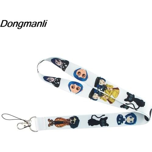 Dongmanli Coraline Lanyard Keychain Lanyards for Keys Badge ID Mobile Phone Rope Neck Straps Accessories Gifts