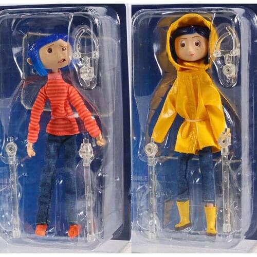 NECA Coraline & the Secret Door Coraline Model Figurals Brinquedos Action Figure