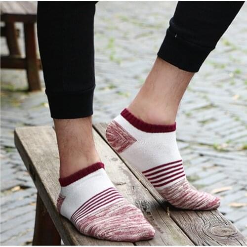 Hot sale!High Quality Fashion Men Socks colorful breathable Boat socks Comfortable Cotton Male Shallow Mouth No Show short Sock