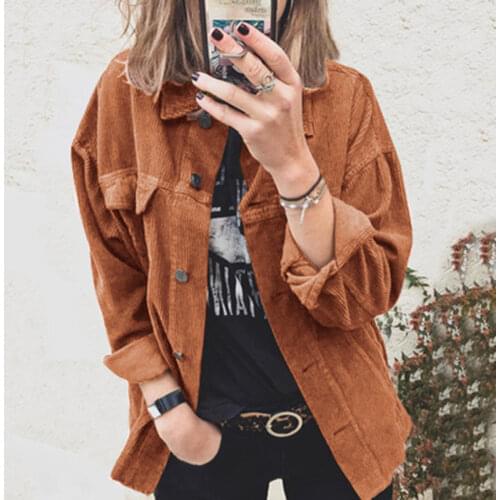 Idopy Women's Corduroy Shirts