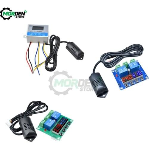 M452 DC 12V LED Digital Thermostat Temperature Humidity Control Thermometer Hygrometer Controller Module SHT20 Sensor Dropship