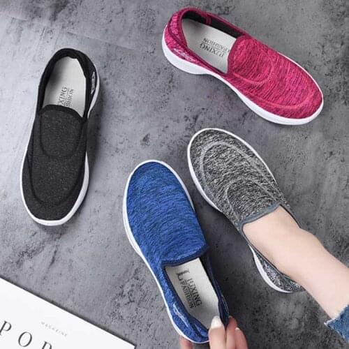 Autumn Women Loafers Shoes Ladies Flat Shoes Breathable Light Luxury Shoes Slip On Shoes For Women Ladies Running Workes Shoes