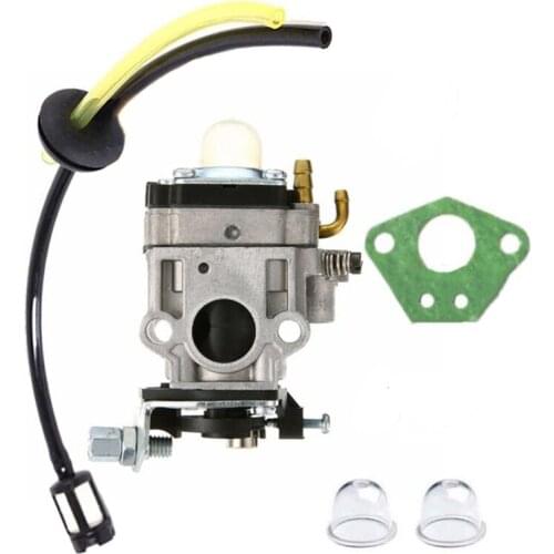 15mm Carburettor Kit With Primer Bulb Gasket Fuel Line Filter Kit For Various Strimmer Hedge Trimmer Brush Cutter Chainsaw
