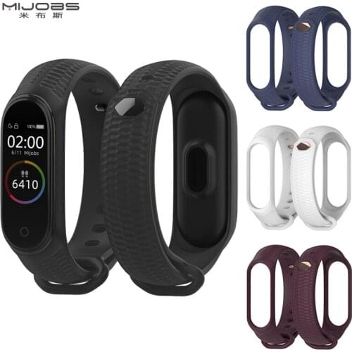 Mi Band 5 Strap Silicone wrist strap for Xiaomi mi band 4 sport Silicone Bracelet for xiaomi Mi band 3 band3