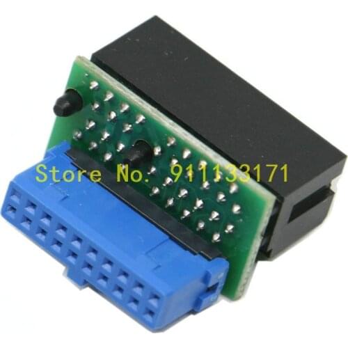 Lenovo chassis front USB3.0 to ordinary motherboard 19PIN standard USB3 adapter cable