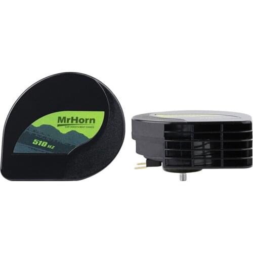 1pcs Car modified horn high and low woofer ultra-thin style 12V 2 with line