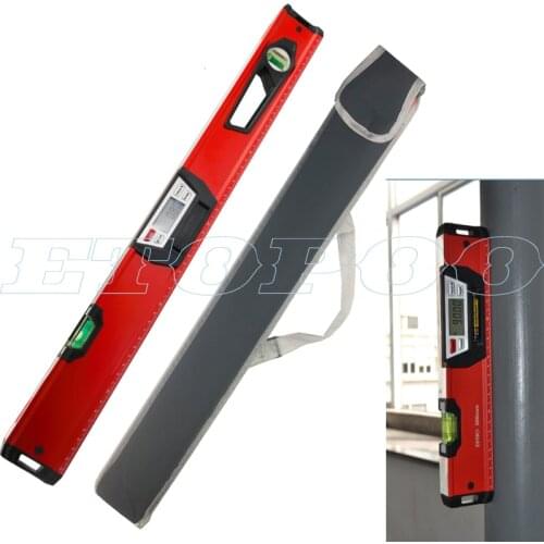 600mm Laser Electronic Digital Level Inclinometer Protractor Angle Finder 60cm LCD Screen Magnets with laser Digital Level