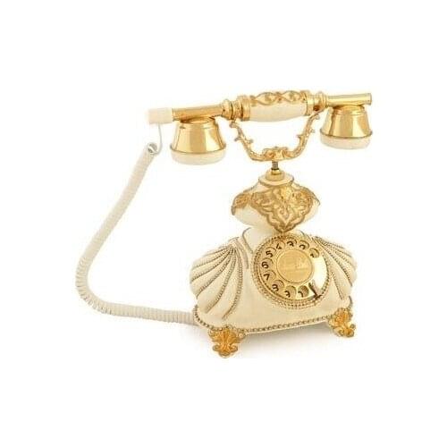 Anna Bell Italian Twisted Bone Leaf Telefon antique classic telephone старый классический телефон