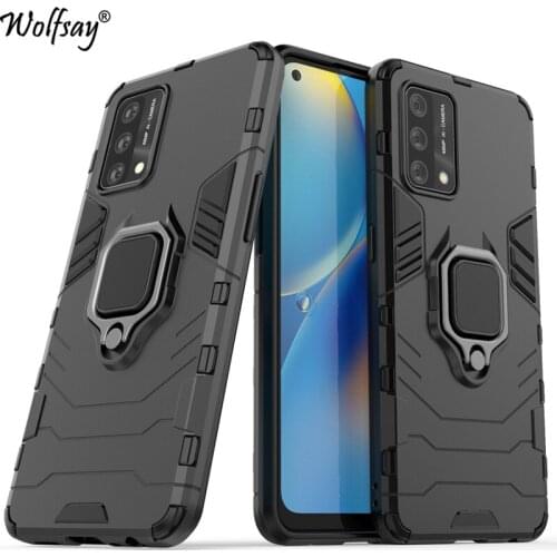 For Oppo A74 Case Bumper Armor Magnetic Suction Stand Full Cover For Oppo A74 4G Case Cover For Oppo A74 A94 A73 A53 A52 A72 A92