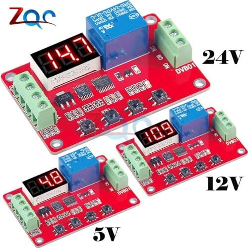 DVB01 Digital Display Window Voltage Comparator Measurement Charge Discharge Monitor Dual Limit Comparison Test DC 5V 12V 24V