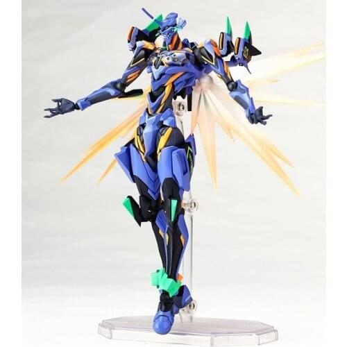 Revoltech EVA Evolution EV-001 GUNDAM Test Type-01 with LED Light PVC Action Figure Collectible Model Kids Toys Doll 14CM